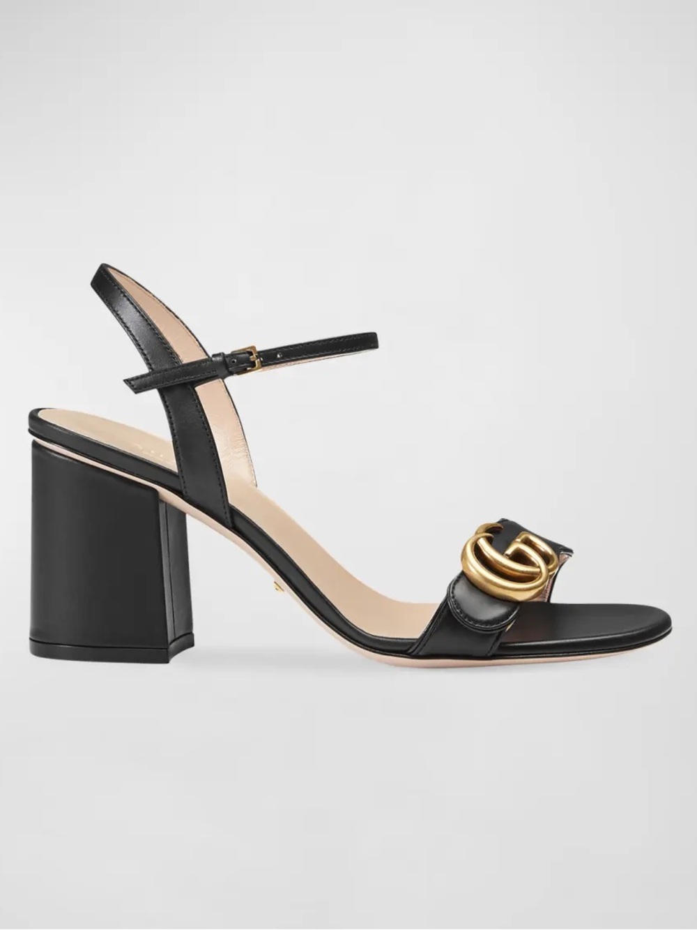 Gucci marmont block heel